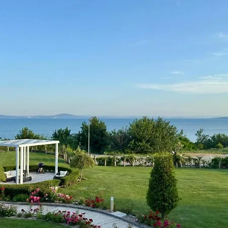 アパート панорама, двустаен, малък, първа линия, гледка море, Diamond Beach, сарафово