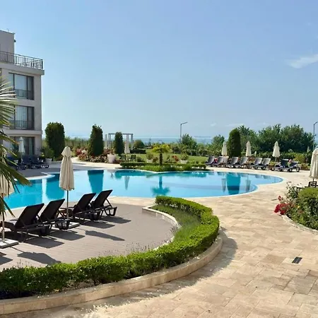 панорама, двустаен, малък, първа линия, гледка море, Diamond Beach, сарафово アパート *